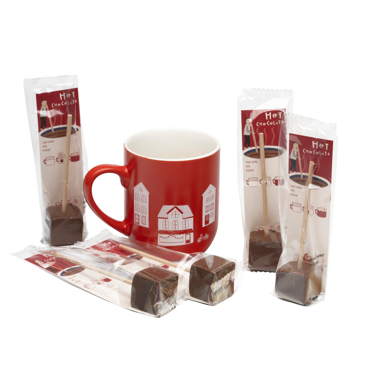 Hot Chocolate Sticks with Mug – Valentino Chocolatier