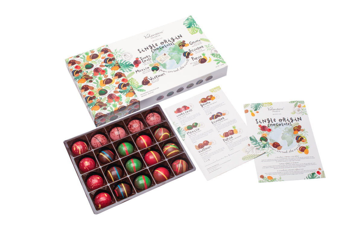 Origin box - Single origin chocolates | Valentino chocolatier ...